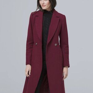 White House Black Market Fashion Coat Port Size XSP